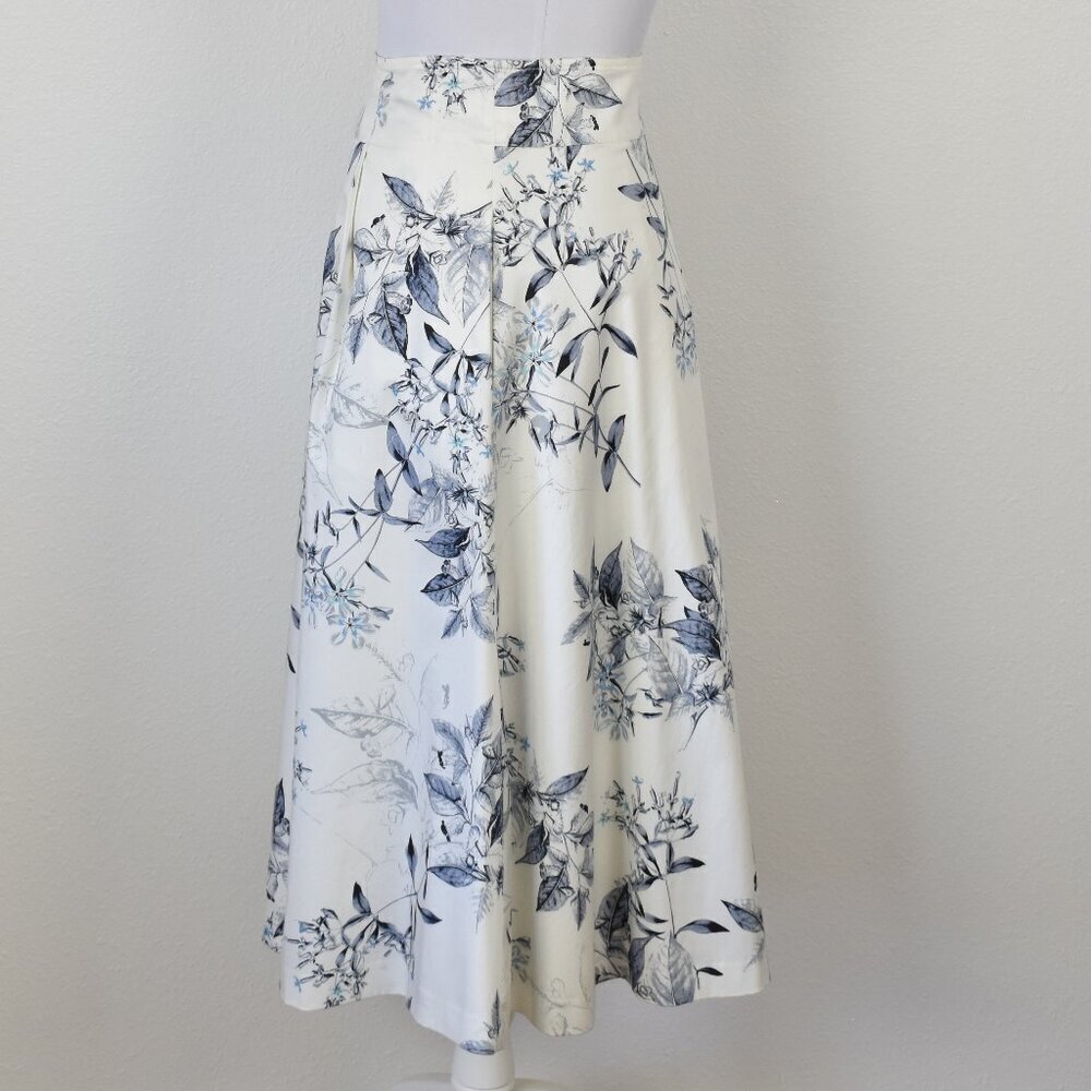 Alex Marie Lush Escape Floral Pleated Midi Skirt - 8 - Picture 7 of 9